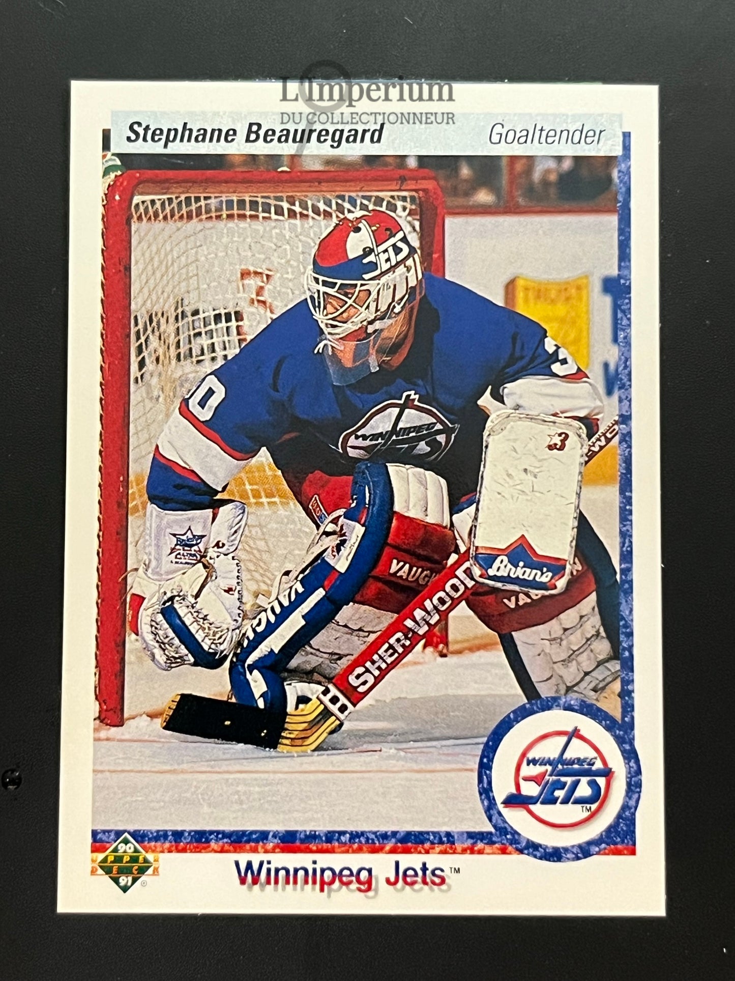 415. Stephane Beauregard RC Upper Deck 1990-91 Hockey Card