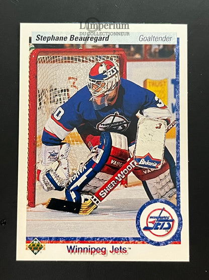 415. Stephane Beauregard RC Upper Deck 1990-91 Hockey Card