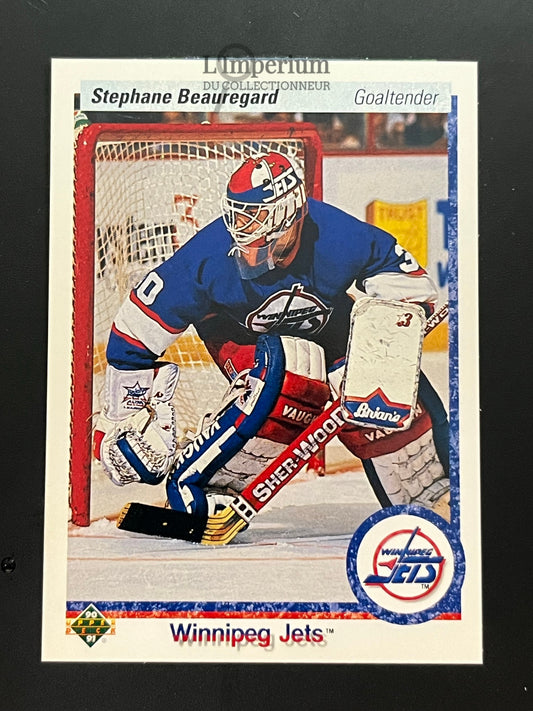 415. Stephane Beauregard RC Upper Deck 1990-91 Hockey Card