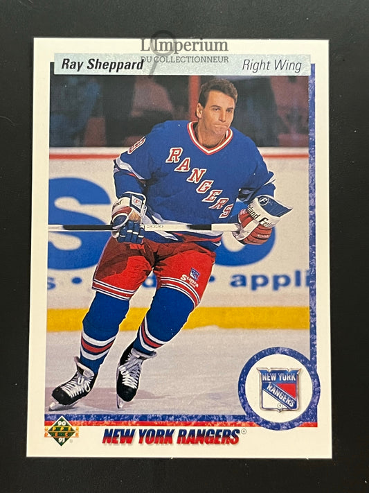 420. Ray Sheppard Upper Deck 1990-91 Hockey Card