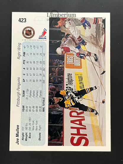 423. Joe Mullen Upper Deck 1990-91 Hockey Card