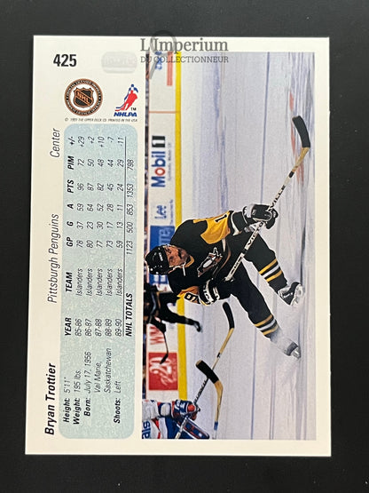 425. Bryan Trottier Upper Deck 1990-91 Hockey Card
