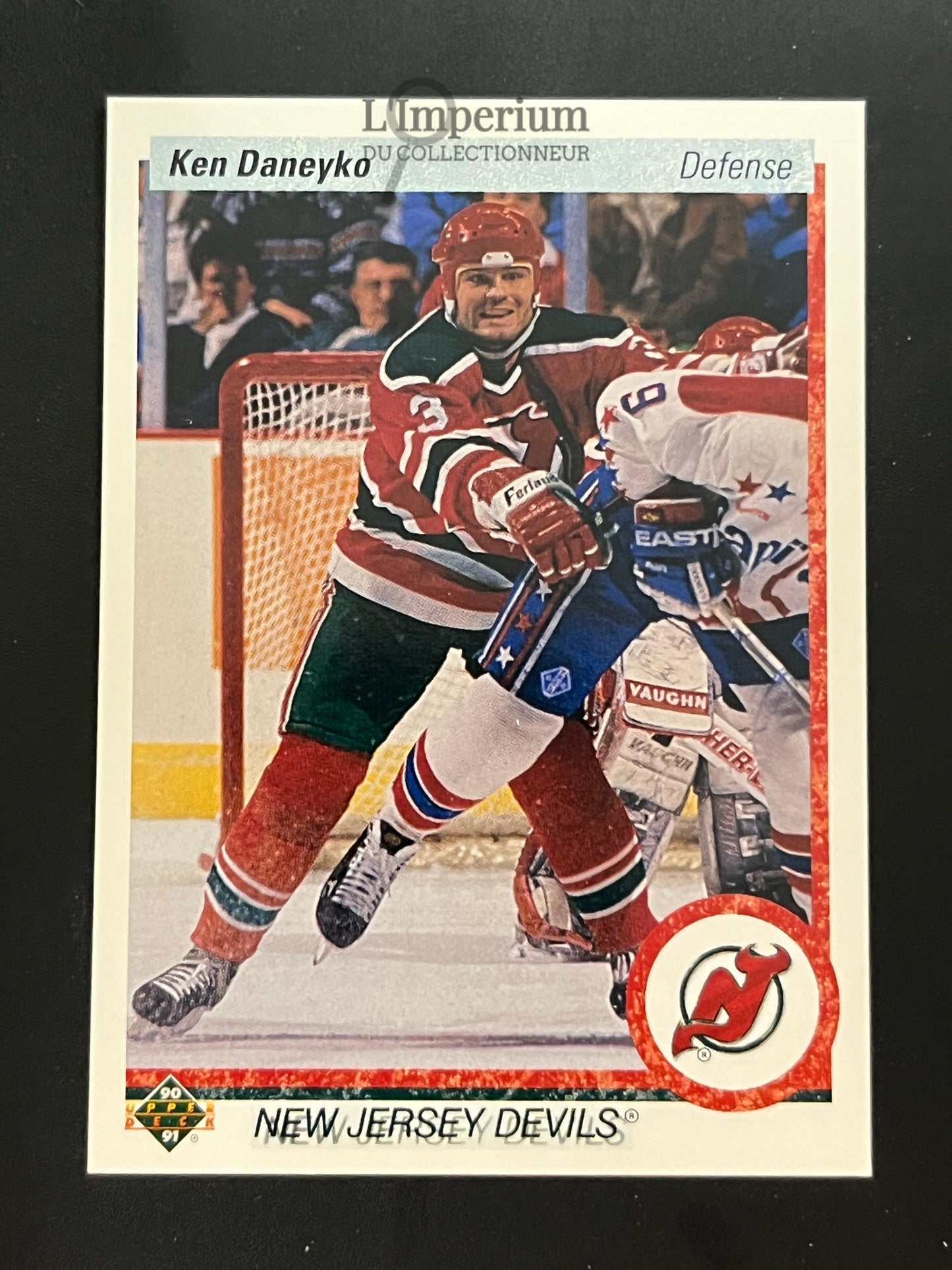 427. Ken Daneyko Upper Deck 1990-91 Hockey Card