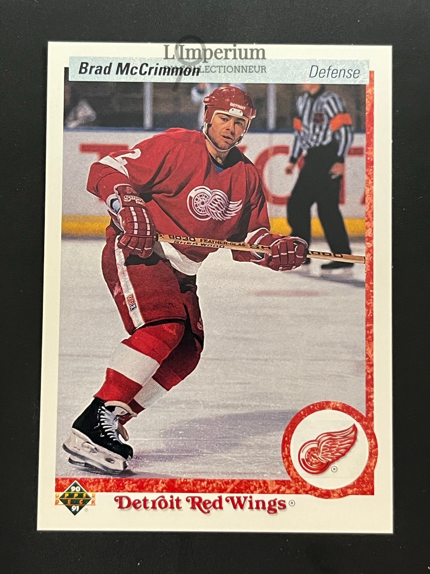 430. Brad McCrimmon Upper Deck 1990-91 Hockey Card