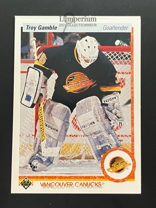 434. Troy Gamble RC Upper Deck 1990-91 Hockey Card