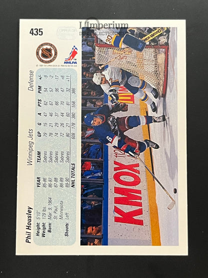 435. Phil Housley Upper Deck 1990-91 Hockey Card