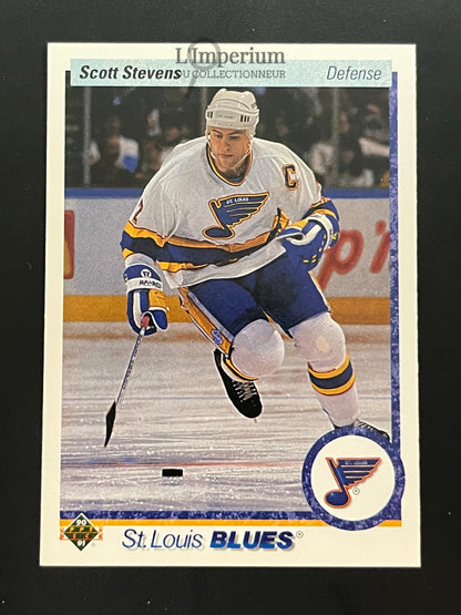 436. Scott Stevens Upper Deck 1990-91 Hockey Card