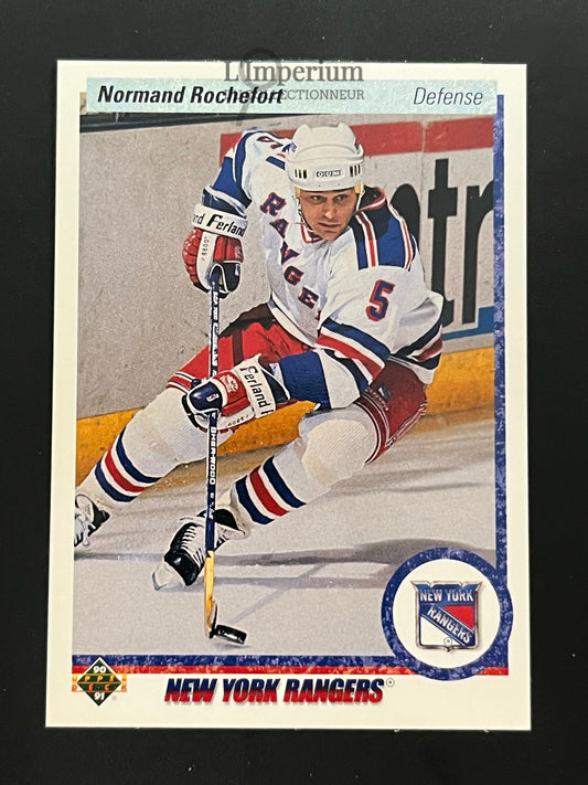 437. Normand Rochefort Upper Deck 1990-91 Hockey Card
