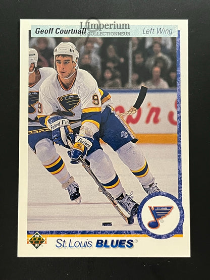 438. Geoff Courtnall Upper Deck 1990-91 Hockey Card