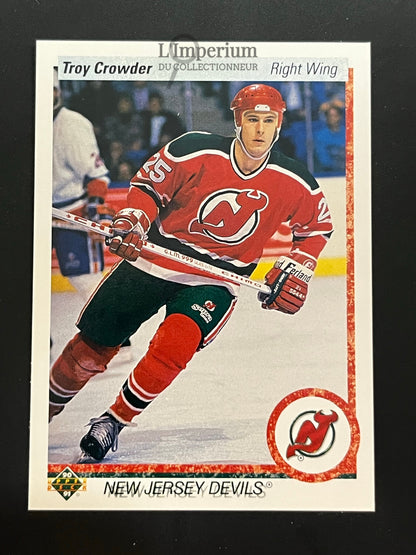 441. Troy Crowder RC Upper Deck 1990-91 Hockey Card