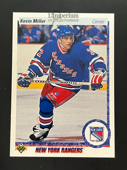 444. Kevin Miller RC Upper Deck 1990-91 Hockey Card