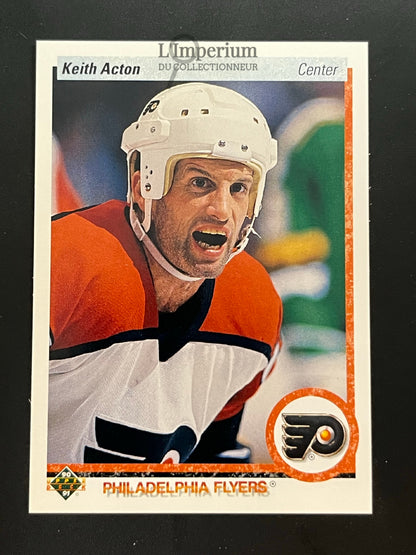 445. Keith Acton Upper Deck 1990-91 Hockey Card