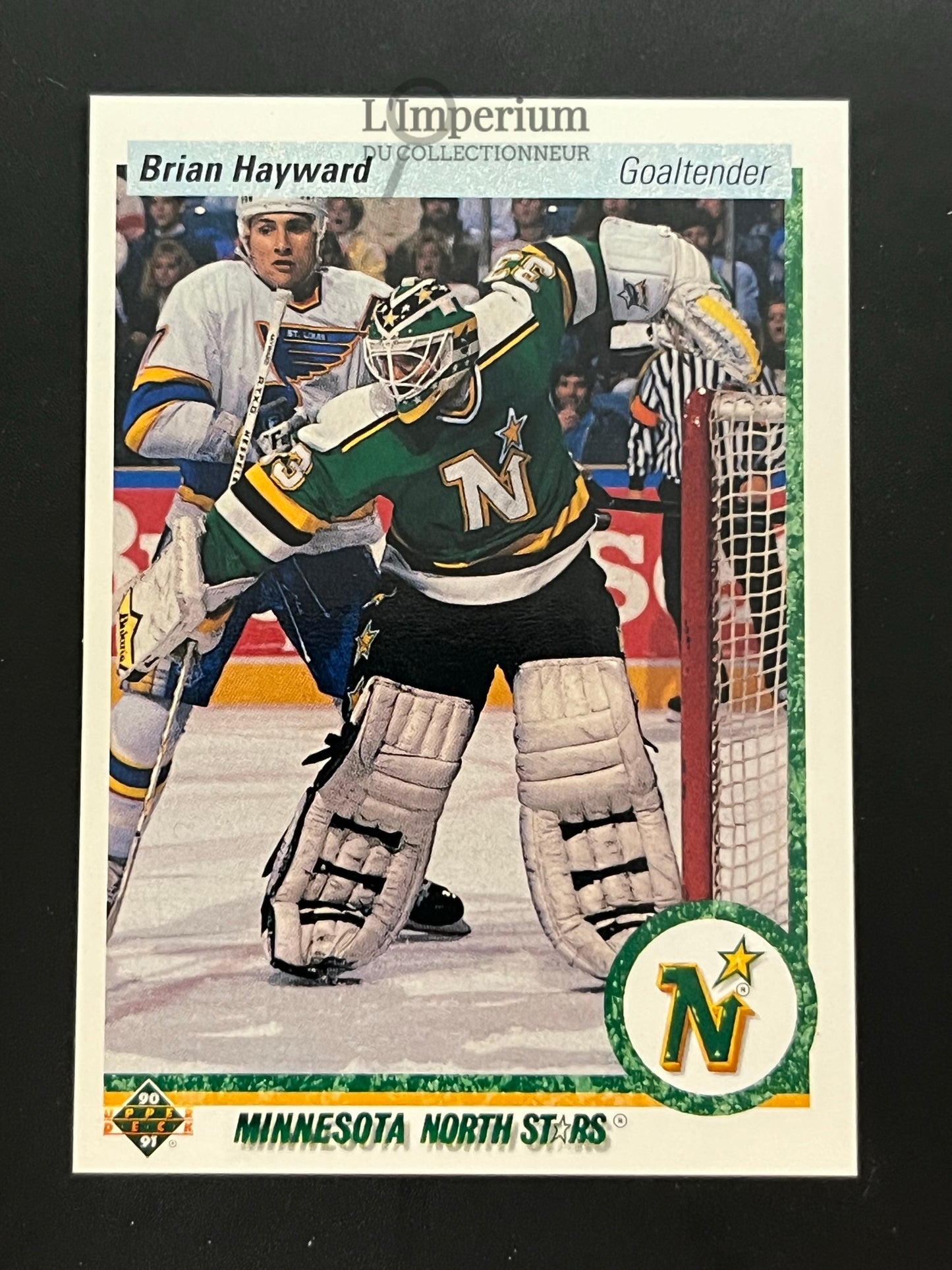 449. Brian Hayward Upper Deck 1990-91 Hockey Card