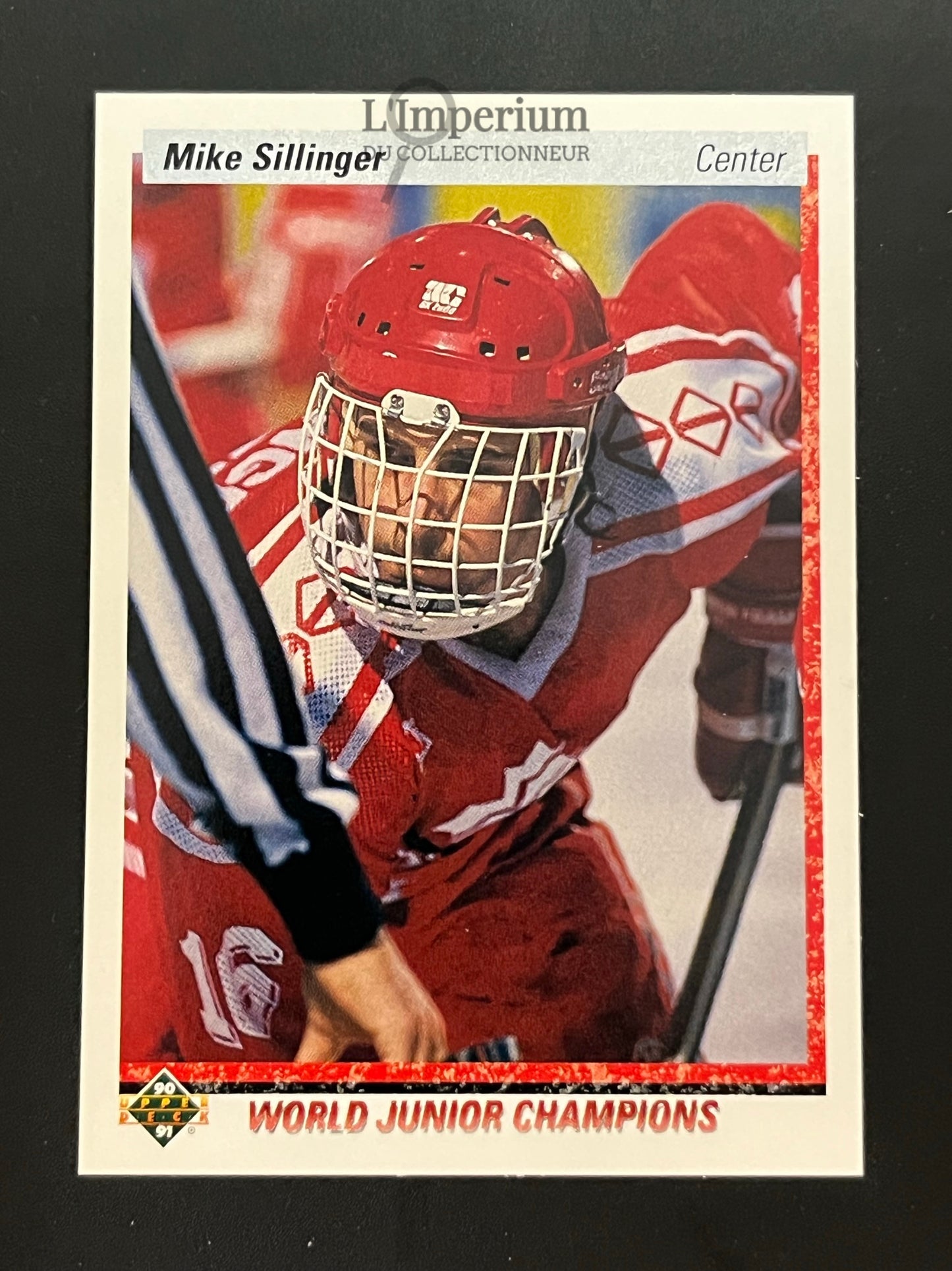 452. Mike Sillinger RC Upper Deck 1990-91 Hockey Card