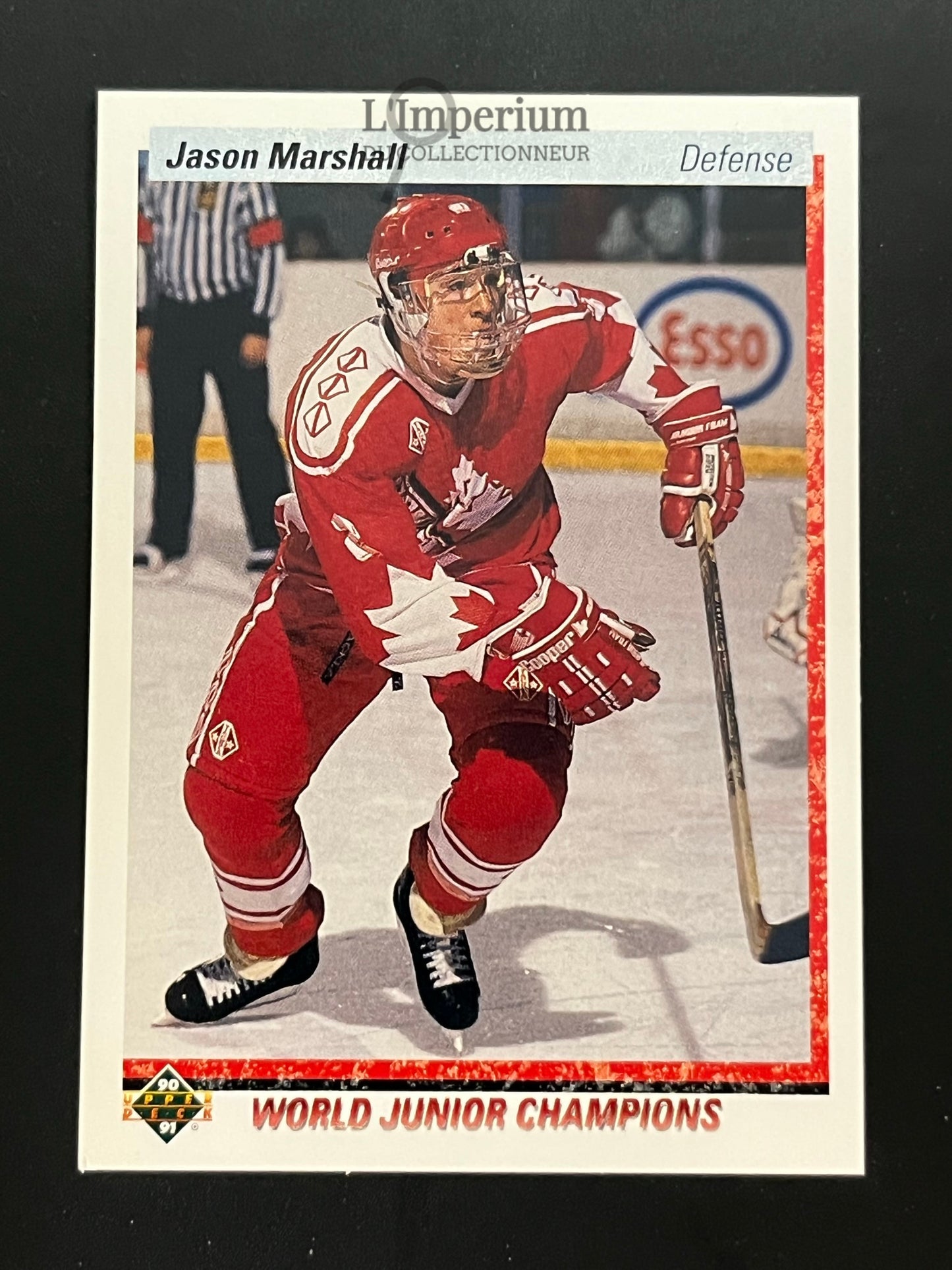 453. Jason Marshall RC Upper Deck 1990-91 Hockey Card