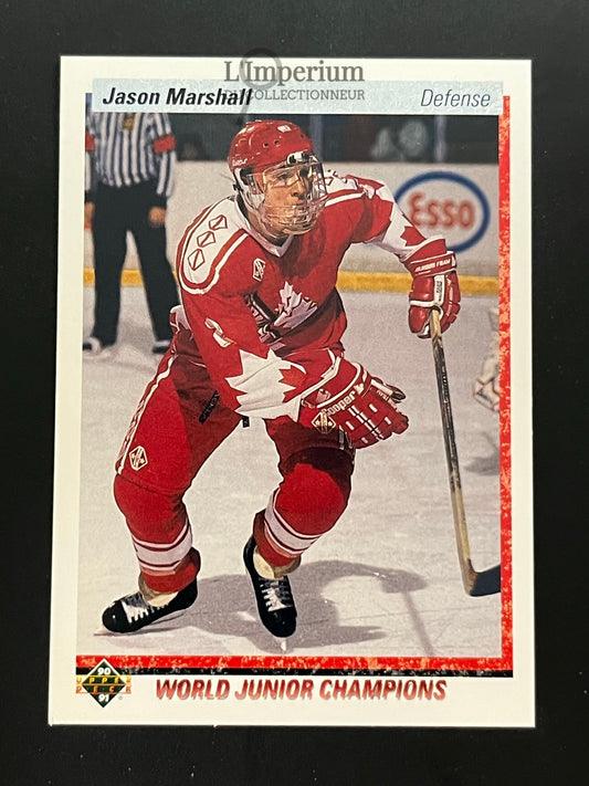 453. Jason Marshall RC Upper Deck 1990-91 Hockey Card