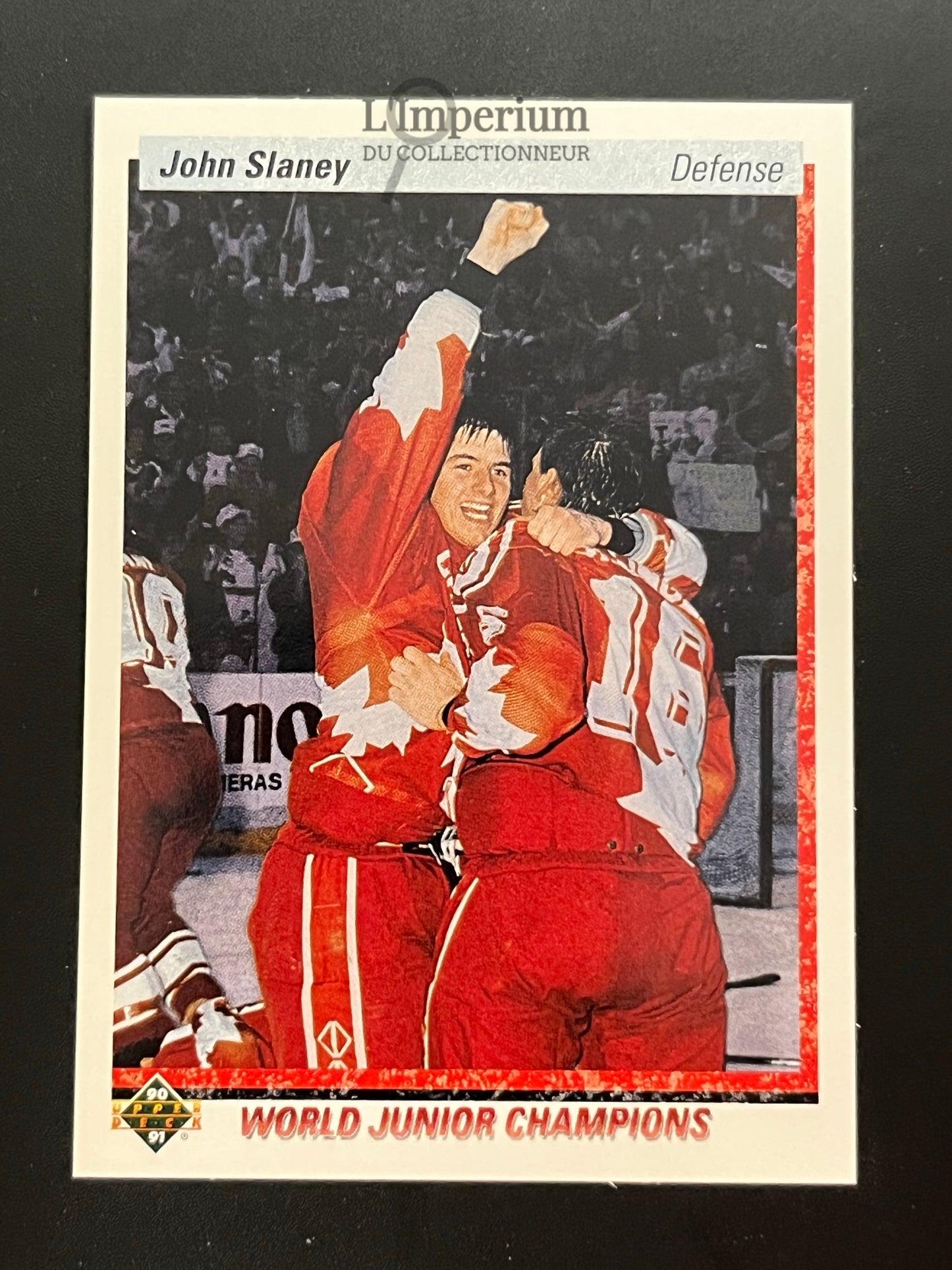 457. John Slaney Upper Deck 1990-91 Hockey Card