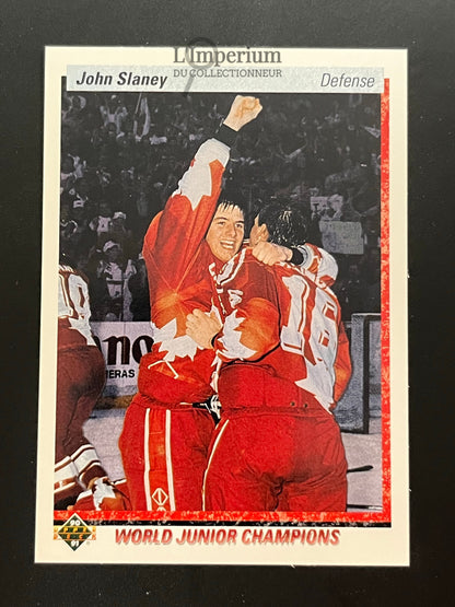457. John Slaney Upper Deck 1990-91 Hockey Card