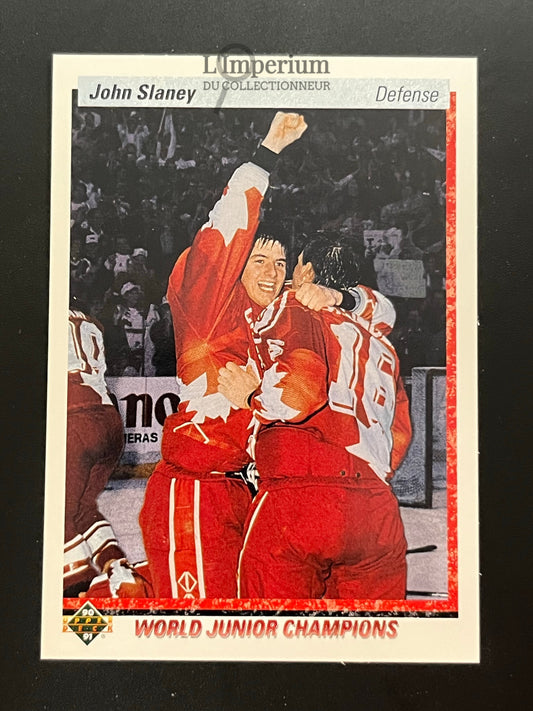 457. John Slaney Upper Deck 1990-91 Hockey Card