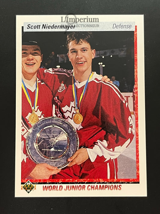 461. Scott Niedermayer RC Upper Deck 1990-91 Hockey Card