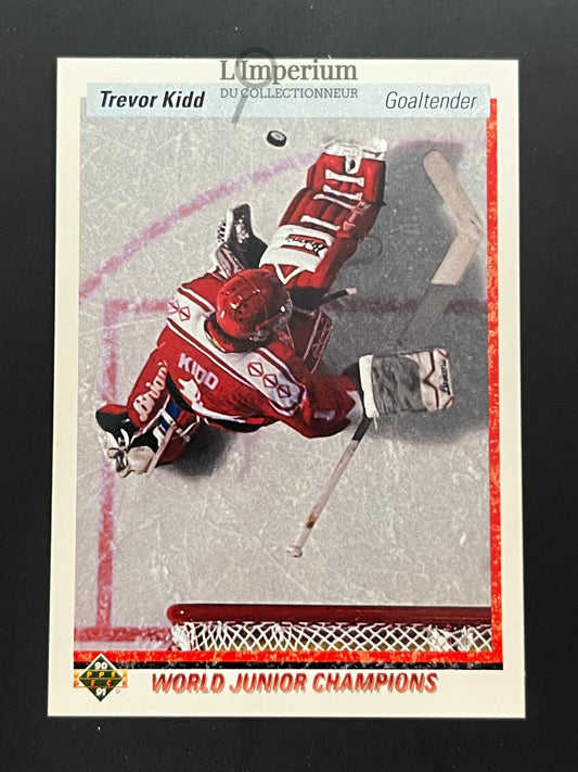 463. Trevor Kidd RC Upper Deck 1990-91 Hockey Card