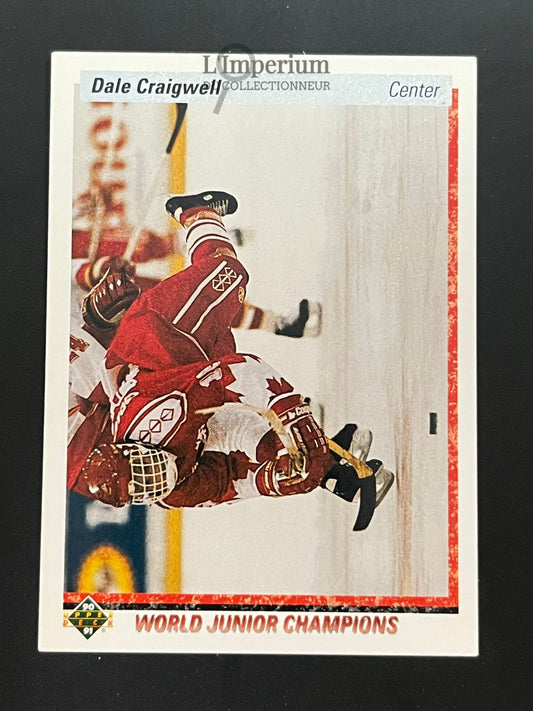 464. Dale Craigwell RC Upper Deck 1990-91 Hockey Card