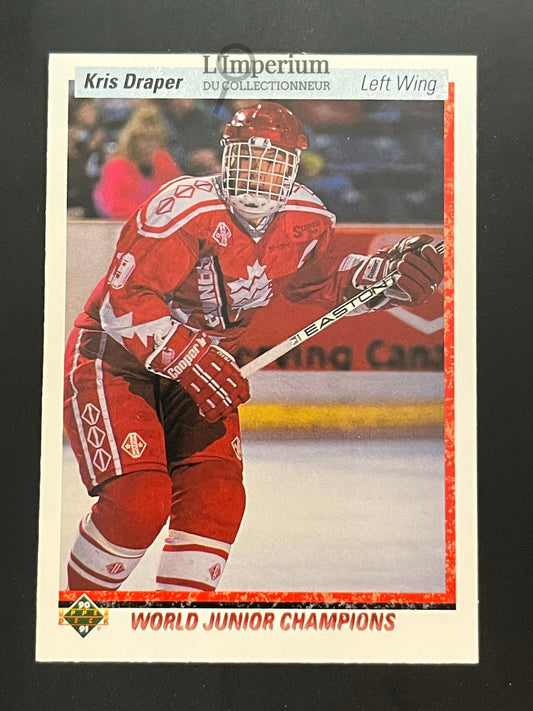 466. Kris Draper RC Upper Deck 1990-91 Hockey Card