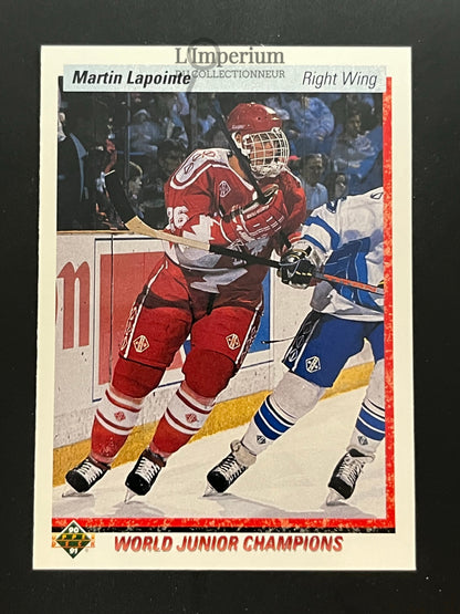 467. Martin Lapointe RC Upper Deck 1990-91 Hockey Card