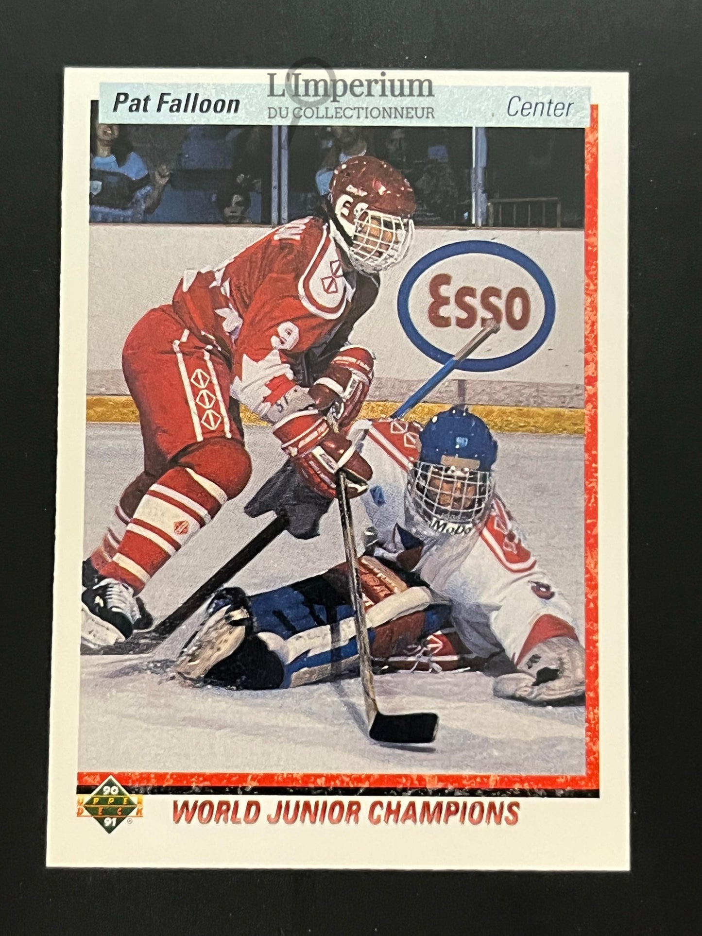 469. Pat Falloon RC Upper Deck 1990-91 Hockey Card