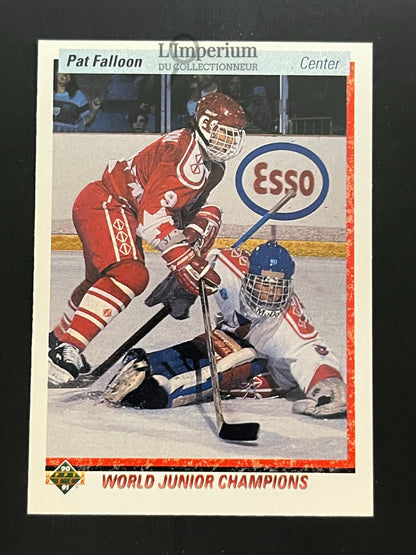 469. Pat Falloon RC Upper Deck 1990-91 Hockey Card