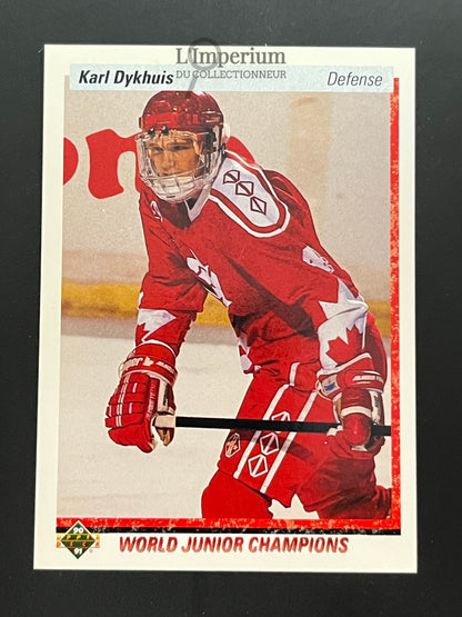471. Karl Dykhuis RC Upper Deck 1990-91 Hockey Card