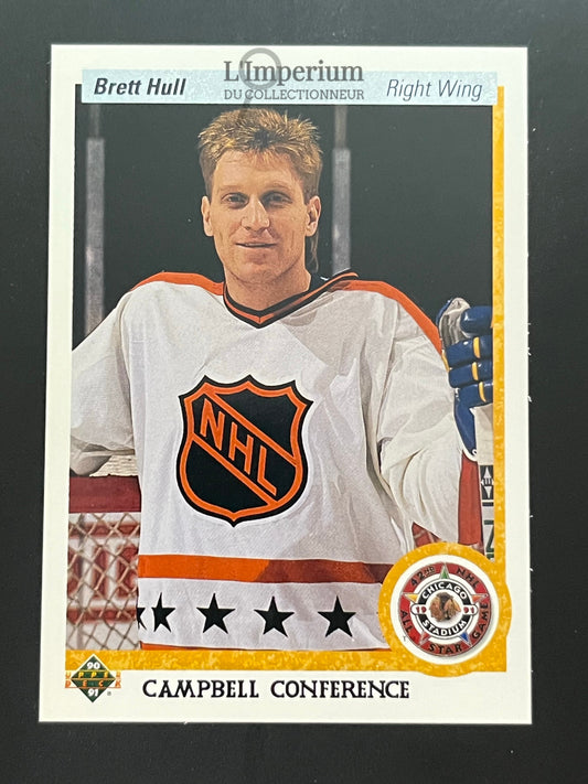 474. Brett Hull AS Upper Deck 1990-91 Hockey Card