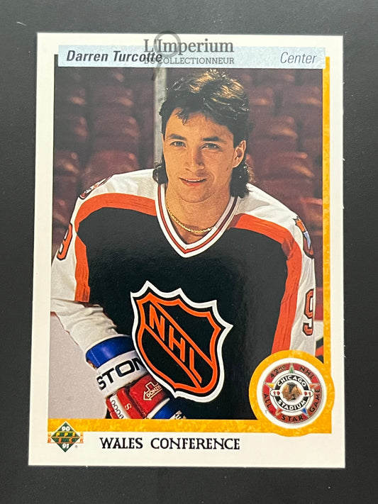 475. Darren Turcotte AS Upper Deck 1990-91 Hockey Card