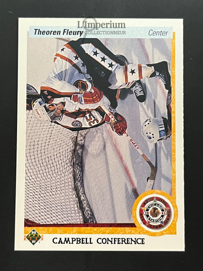 478. Theoren Fleury AS Upper Deck 1990-91 Hockey Card