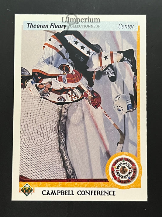 478. Theoren Fleury AS Upper Deck 1990-91 Hockey Card