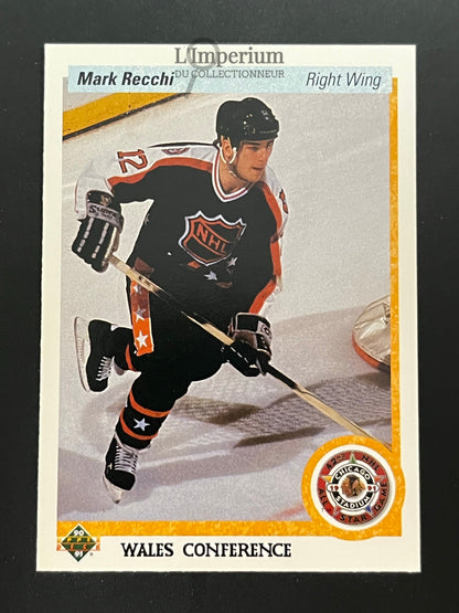 487. Mark Recchi AS Upper Deck 1990-91 Hockey Card