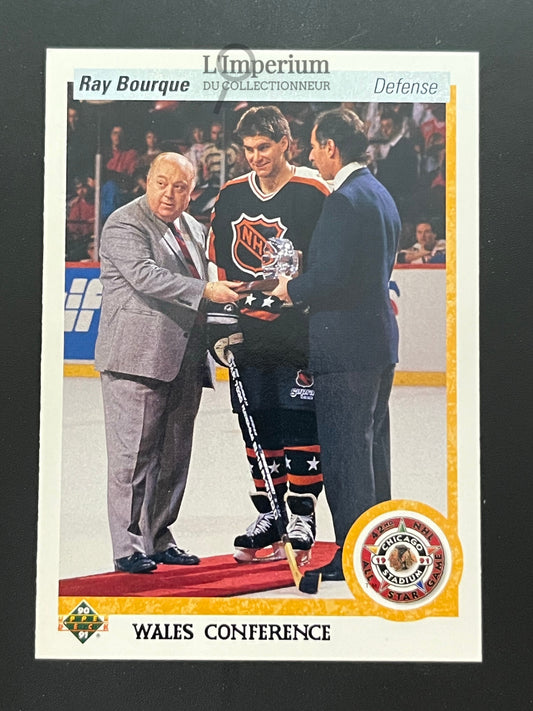489. Ray Bourque AS Upper Deck 1990-91 Hockey Card