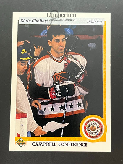 491. Chris Chelios AS Upper Deck 1990-91 Hockey Card
