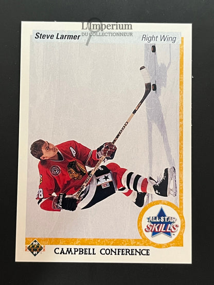 499. Steve Larmer AS Upper Deck 1990-91 Hockey Card