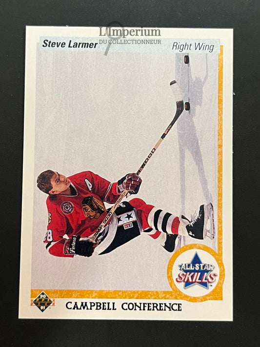 499. Steve Larmer AS Upper Deck 1990-91 Hockey Card