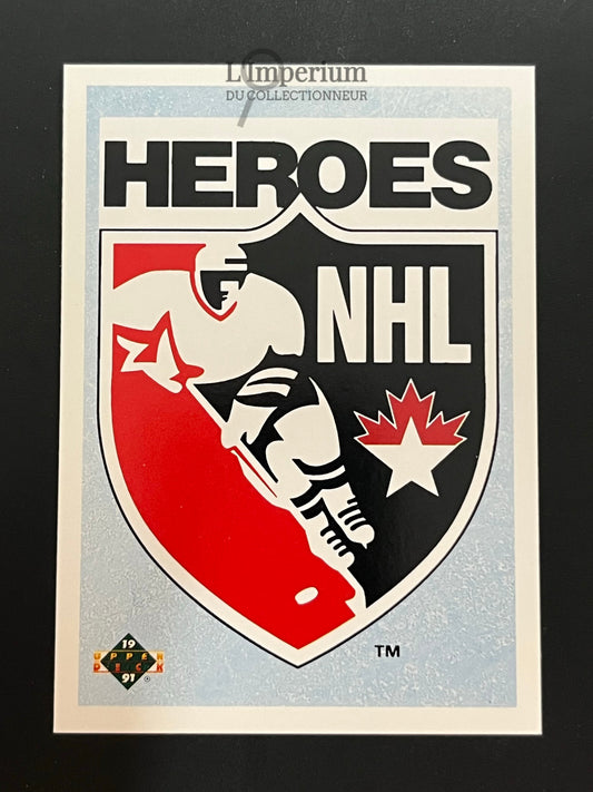 501. Heroes Checklist Upper Deck 1990-91 Hockey Card
