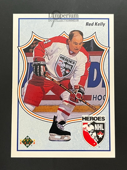 502. Red Kelly HERO Upper Deck 1990-91 Hockey Card