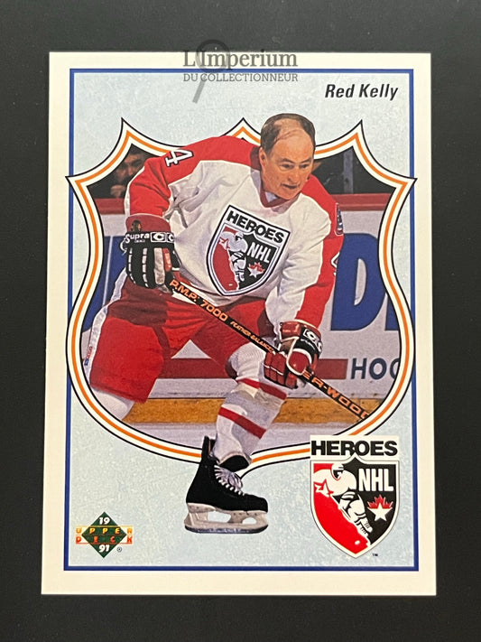 502. Red Kelly HERO Upper Deck 1990-91 Hockey Card