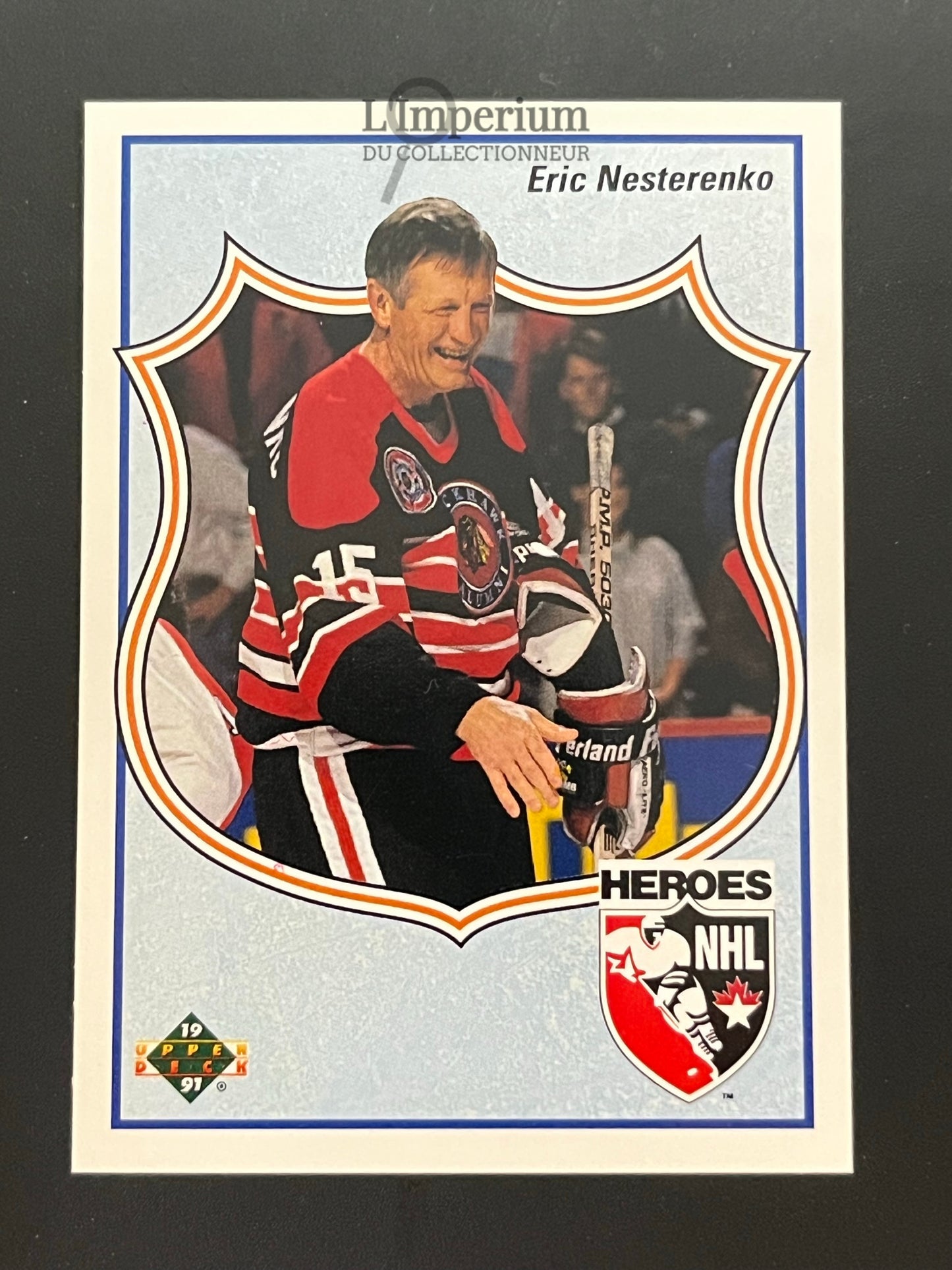 503. Eric Nesterenko HERO Upper Deck 1990-91 Hockey Card