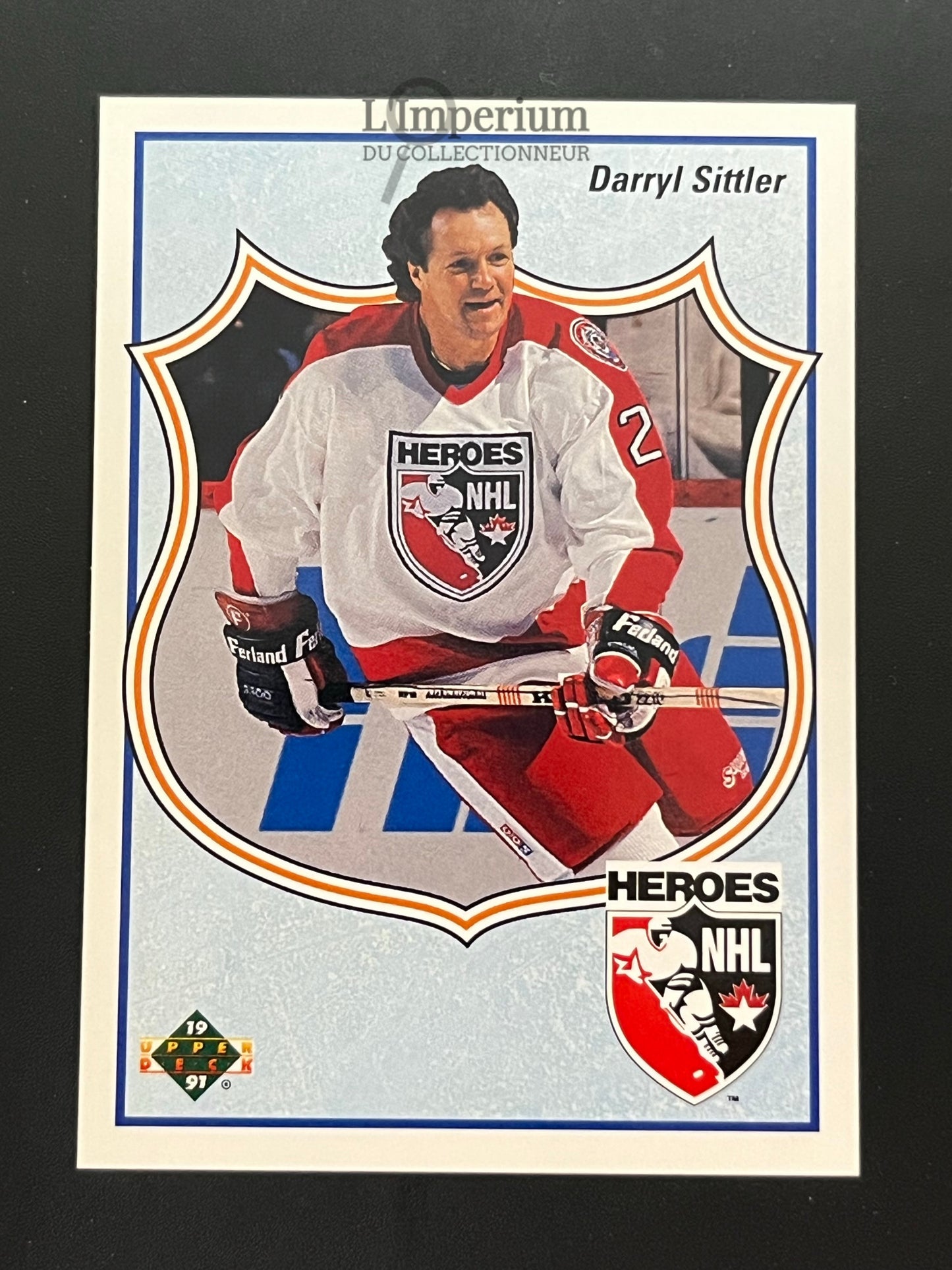 504. Darryl Sittler HERO Upper Deck 1990-91 Hockey Card