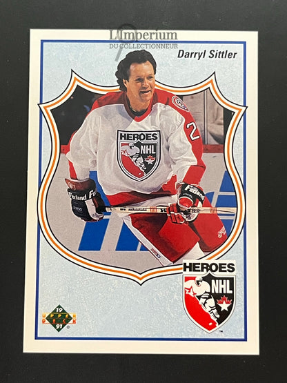 504. Darryl Sittler HERO Upper Deck 1990-91 Hockey Card