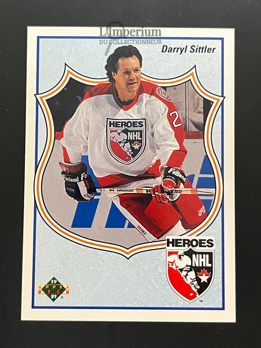 504. Darryl Sittler HERO Upper Deck 1990-91 Hockey Card