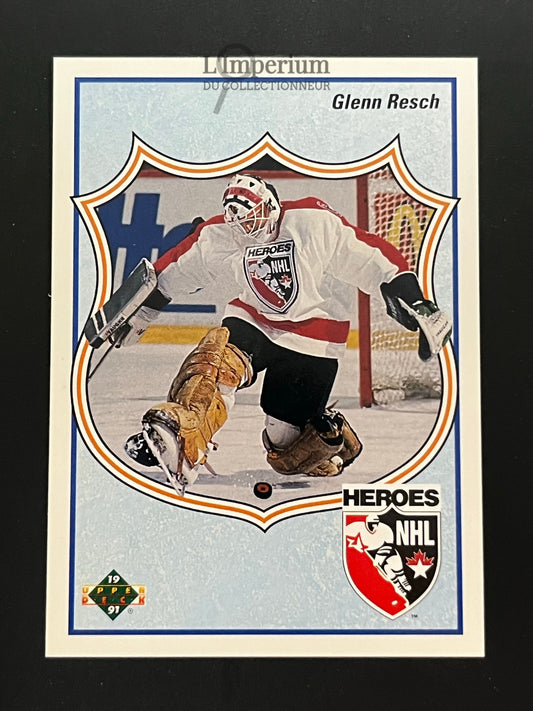 507. Glenn Resch HERO Upper Deck 1990-91 Hockey Card