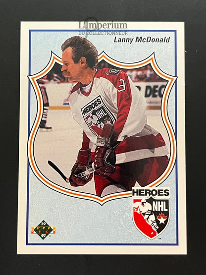 508. Lanny McDonald HERO Upper Deck 1990-91 Hockey Card