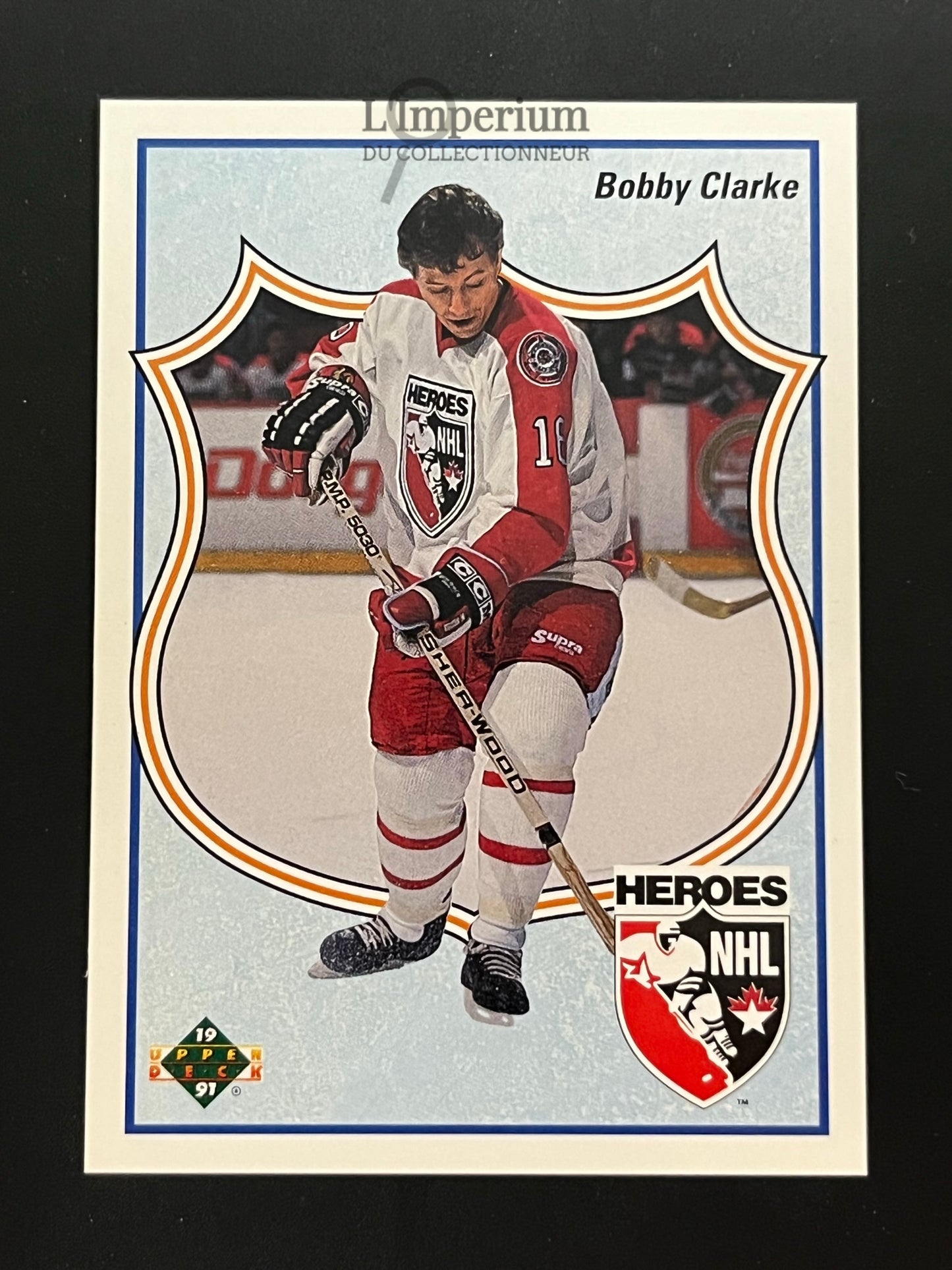 509. Bobby Clarke HERO Upper Deck 1990-91 Hockey Card